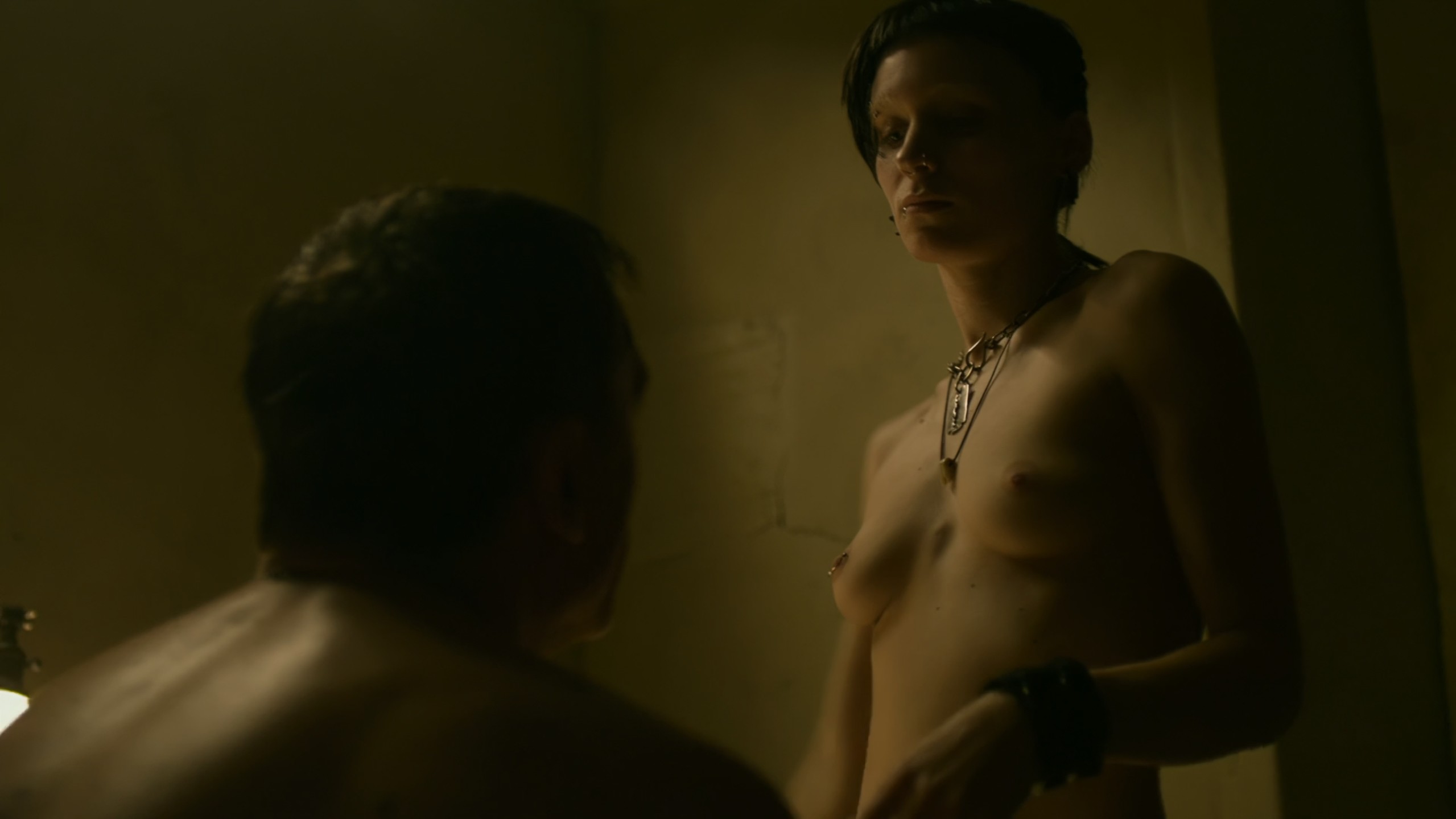 Rooney Mara nude in The Girl with the Dragon Tattoo