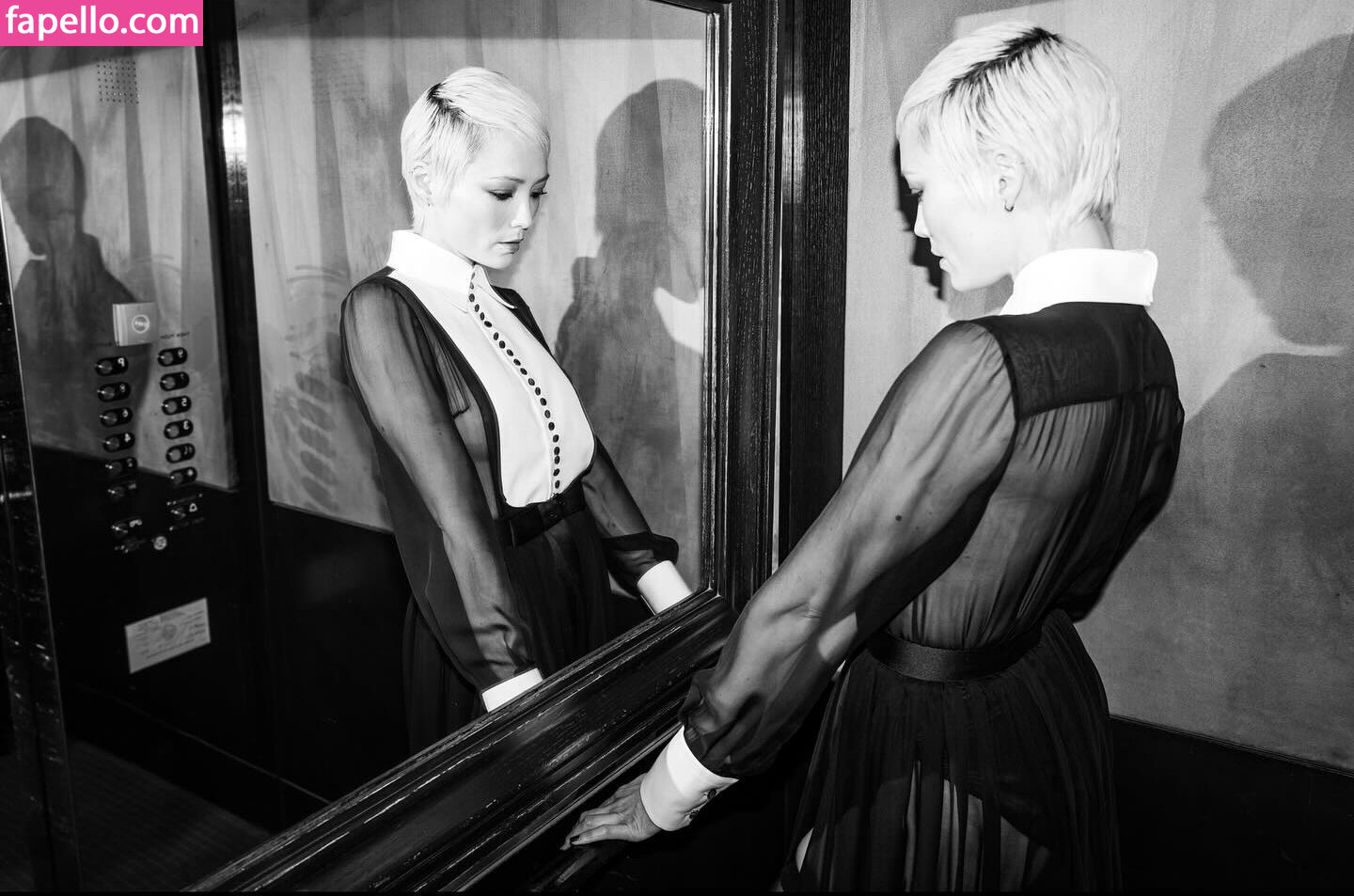 Pom Klementieff golden globes black and white