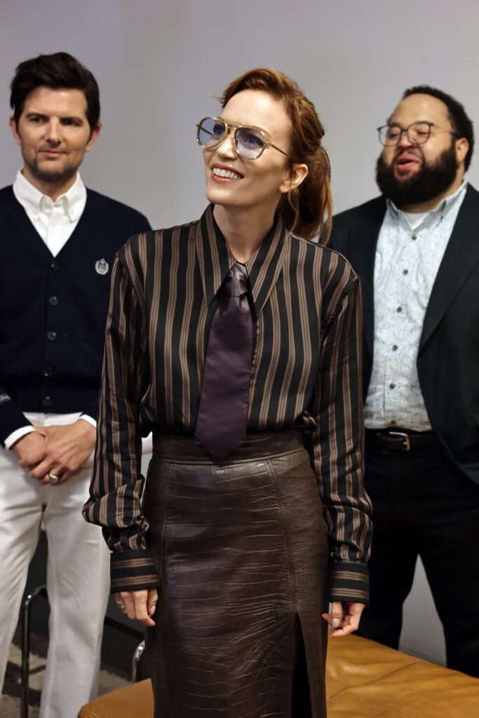 Britt Lower leather skirt